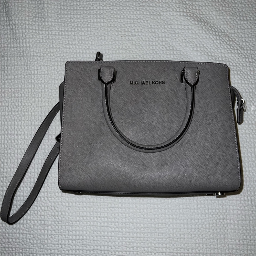 Michael Kors Large Gray Crossbody